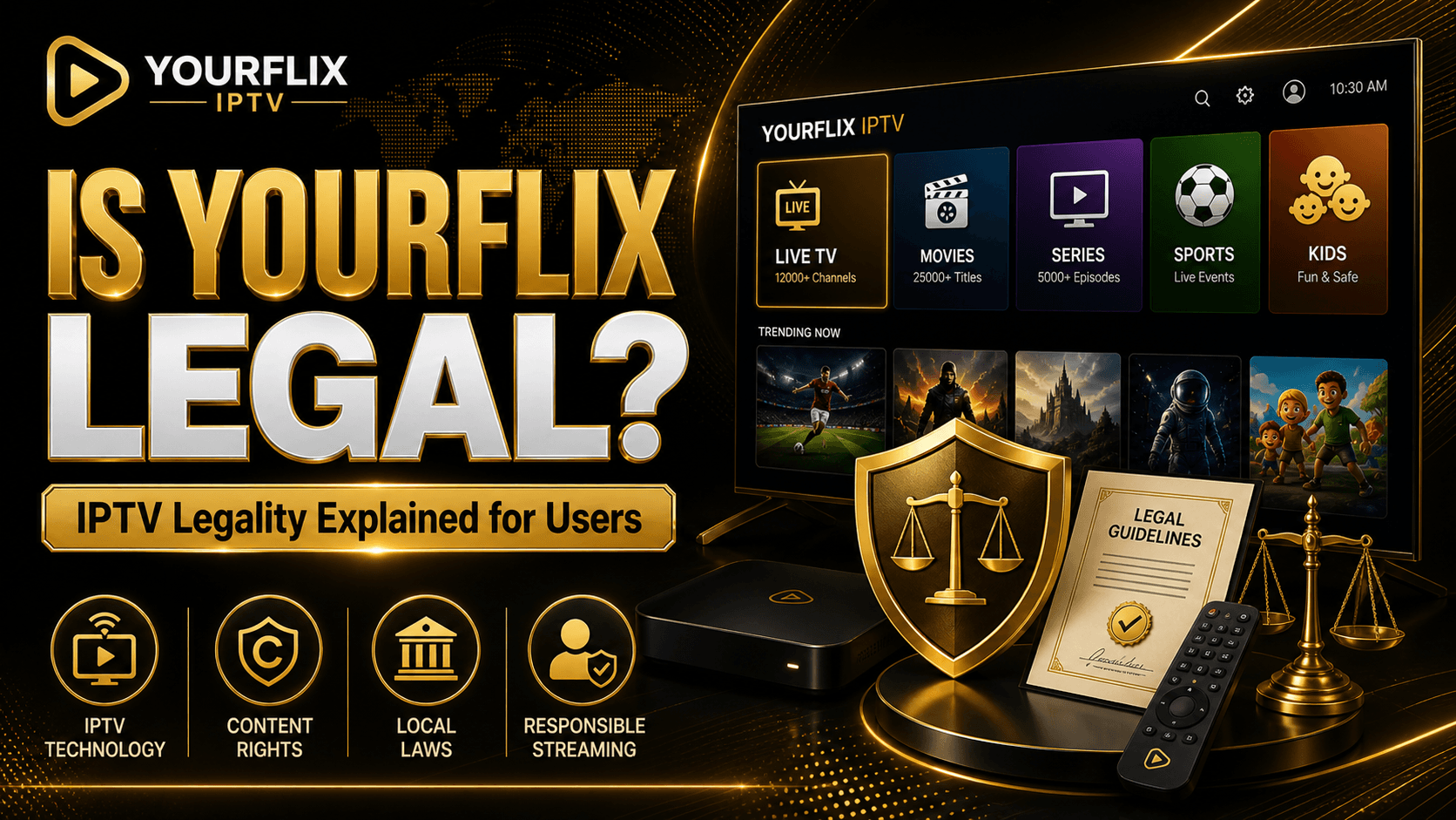 Is YourFlix Legal? IPTV Legality Explained for Users