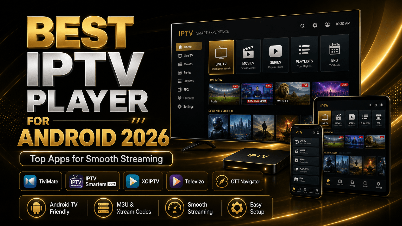 Best IPTV Player for Android 2026: Top Apps for Smooth Streaming