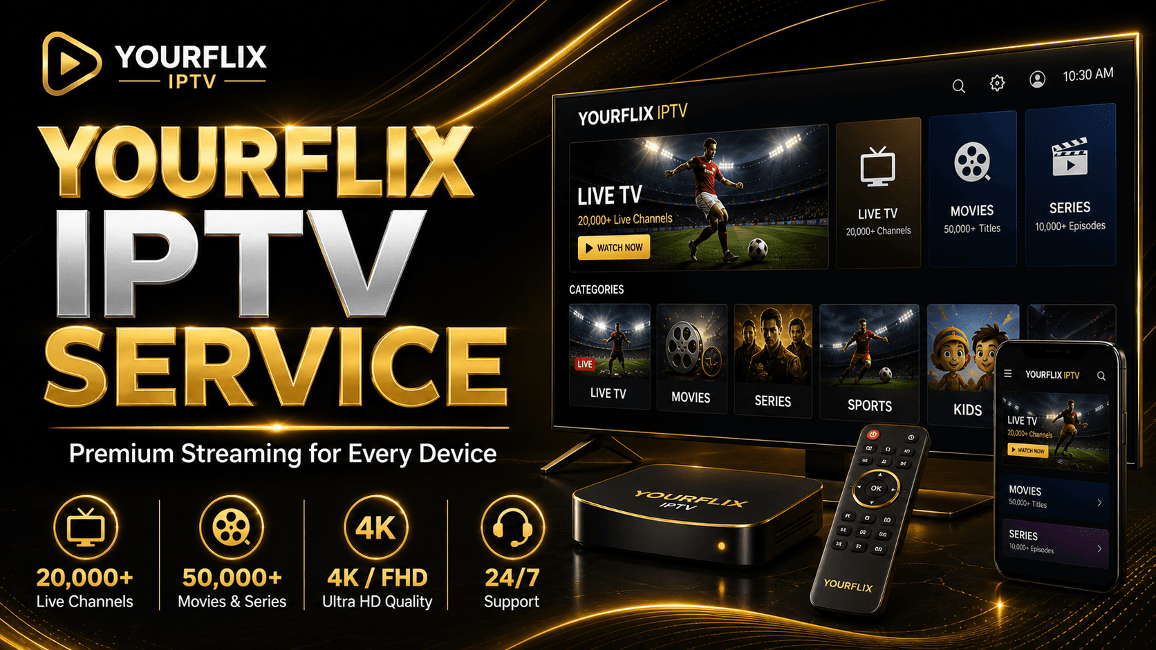 Your Flix IPTV Service: Premium Streaming for Every Device