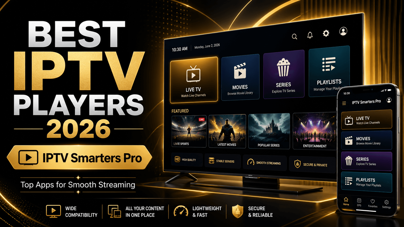 YourFlix blog: IPTV Smarters Pro Review 2026 | Best IPTV Player