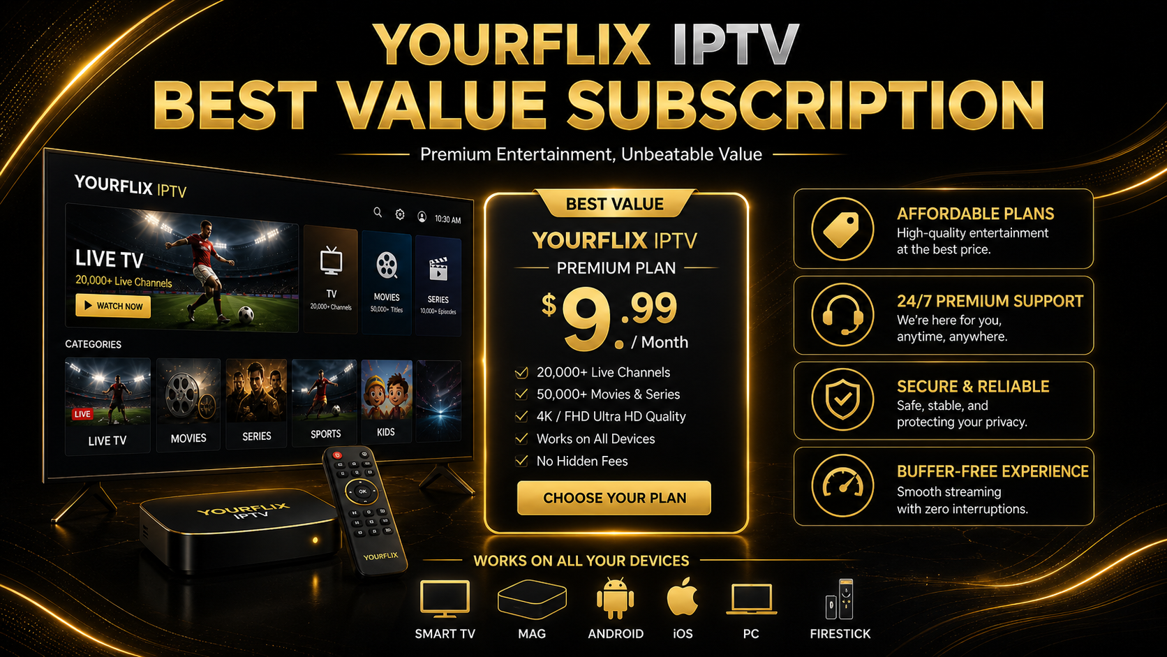 Your Flix IPTV service smooth streaming setup and support guide